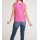 Designer-Blusentop m. Ausbrennermuster, pink