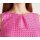 Designer-Blusentop m. Ausbrennermuster, pink