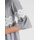 Designer-Streifenbluse, grau-ecru