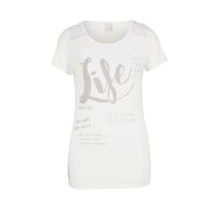 Twinset with lace, offwhite