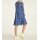 Druckkleid, blau-bunt