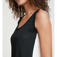 Strick-Twinset, schwarz-offwhite