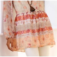 Designer-Chiffontunika, mandarin