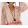 Designer-Chiffontunika, mandarin