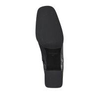 Leather bootie, black