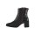 Leather bootie, black