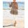 Tunic with lace trim, taupe