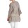 Tunic with lace trim, taupe