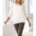 Designer-Bluse m.Top und Spitze, champagner