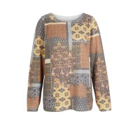 Designer-Druckpullover, bunt