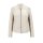 Designer-Lammnappalederjacke, creme