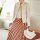 Designer-Lammnappalederjacke, creme