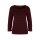 Marken-Pullover, bordeaux-marine
