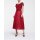 Kleid m. Spitze, rot