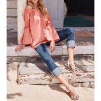 Carmenbluse, pfirsich