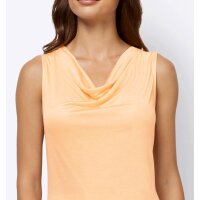 Designer-Wasserfall-Shirttop, apricot