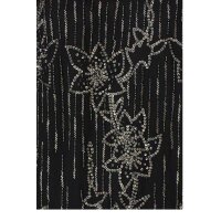 Designer-Blusentop, schwarz