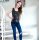 Designer-Blusentop, schwarz
