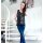 Designer-Blusentop, schwarz