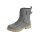 Rind-Nappaleder-Stiefelette, grau