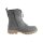 Rind-Nappaleder-Stiefelette, grau