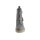 Rind-Nappaleder-Stiefelette, grau