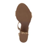 Fesselriemchen-Sandalette, beige