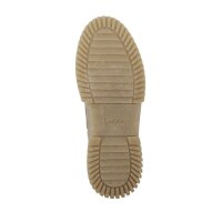 Marken-Velourslederschnürboots, gelb-braun