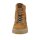 Marken-Velourslederschnürboots, gelb-braun