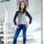 Marken-Sweatshirt, anthrazit-silber