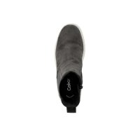 Booties, calf-skin suede, grey