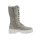 Calf skin suede boots, sage