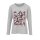 Jerseyshirt m. Pailletten, grau-melange