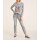 Jerseyshirt m. Pailletten, grau-melange