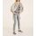 Jerseyshirt m. Pailletten, grau-melange