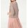 Sweatshirt m. Perlen, rosé