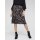 Pleat skirt, black-multicolour