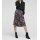 Pleat skirt, black-multicolour