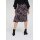 Pleat skirt, black-multicolour