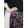 Pleat skirt, black-multicolour