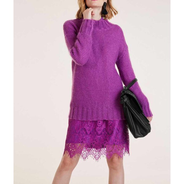 Oversize sweater, cyclam