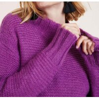 Oversize sweater, cyclam