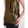 Blouse top, gold-black