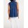 Designer-Stufenbluse, jeansblau