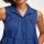 Designer-Stufenbluse, jeansblau