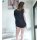 Marken-Shirt m. Fransen, schwarz