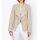 Designer-Ziegennappaleder-Jacke, sesam