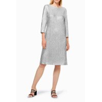 Designer-Cocktailkleid, silberfarben