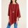 Designer-Feinstrickponcho m. Pailletten, kastanie