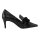 Ziegen-Nappaleder-Pumps m.Kettenelement, schwarz